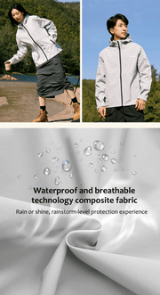 ANNIOU Unisex Lightweight Seamless Hardshell Jacket - Sidiou Group