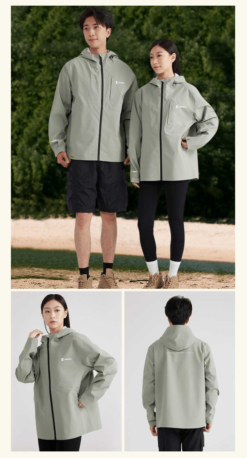 ANNIOU Unisex Lightweight Seamless Hardshell Jacket - Sidiou Group