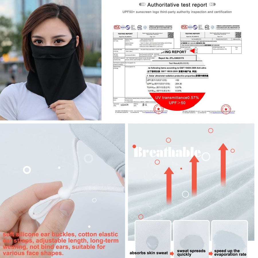 Anniou UPF 50+ Anti UV Dust Face Cover - Sidiou Group