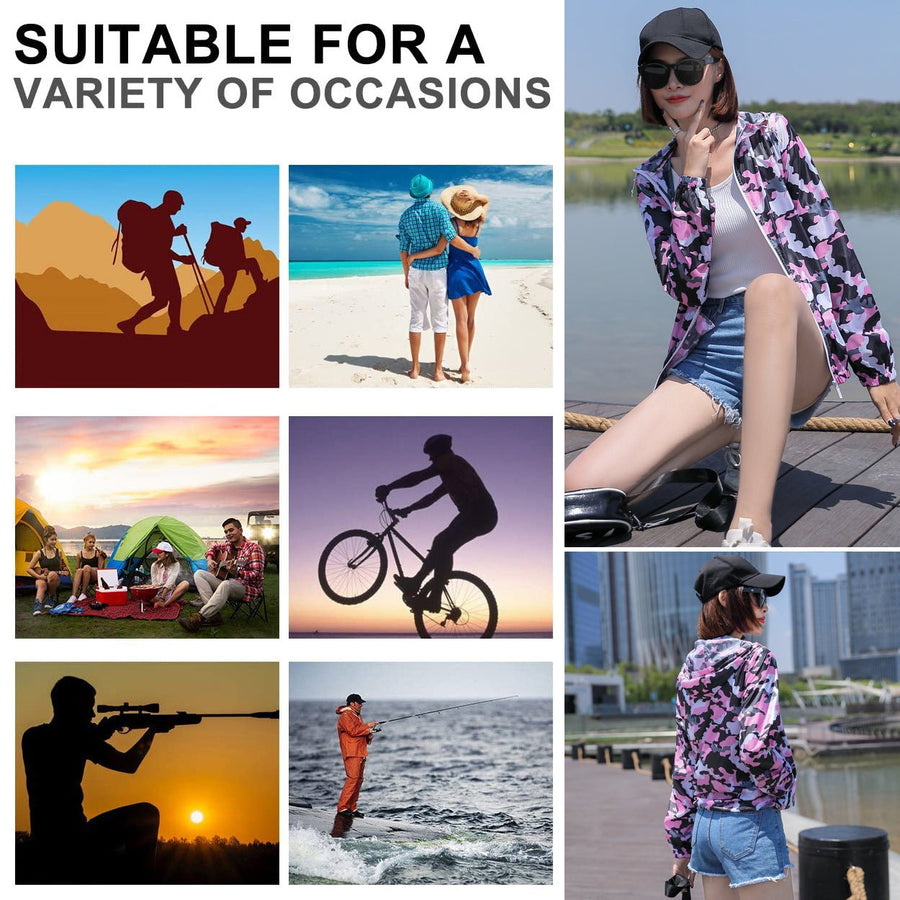 Anniou UPF 50+ Anti UV Sun Protection Camo Jacket - Sidiou Group