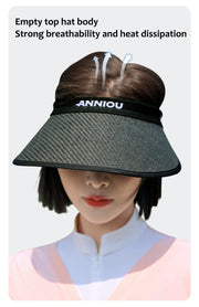 ANNIOU UV Protection Woven Straw Sun Visor - Sidiou Group