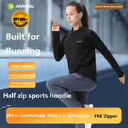 Anniou UV Sun Protection Half Zip Up Sweatshirt - Sidiou Group