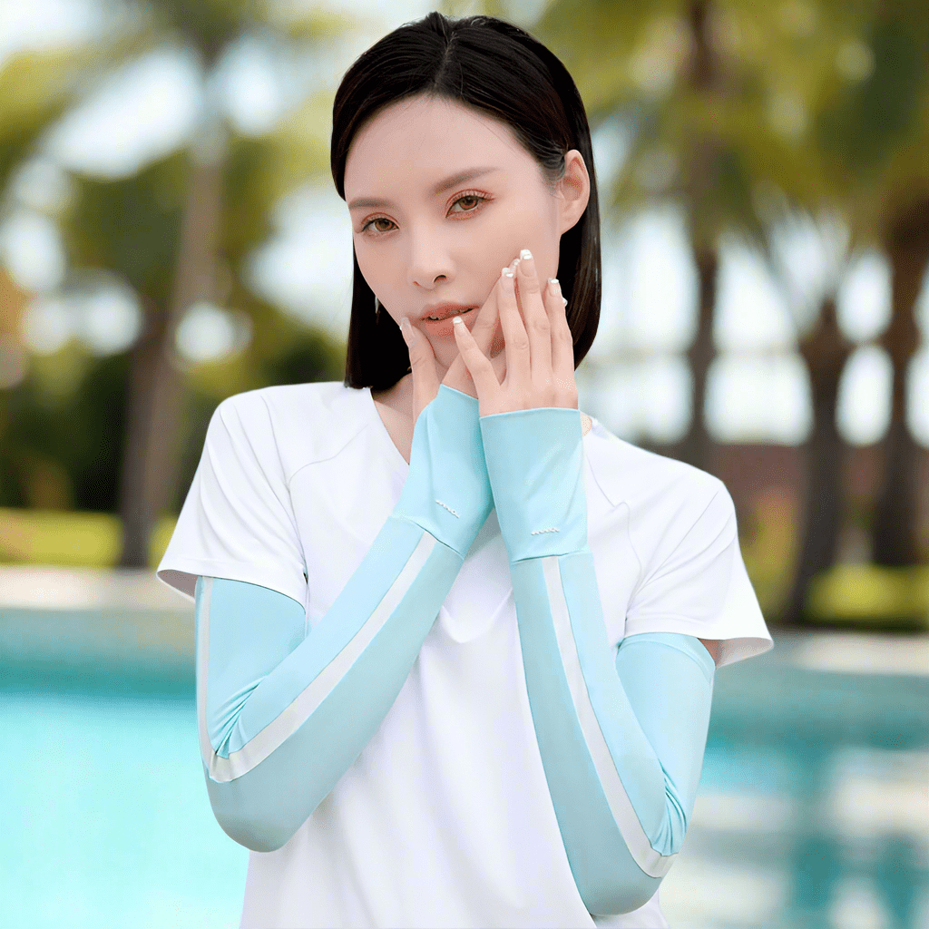 Anniou Women's Breathable Uv Protection Slik Arm Sleeves - Sidiou Group