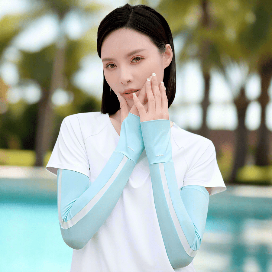 Anniou Women's Breathable Uv Protection Slik Arm Sleeves - Sidiou Group