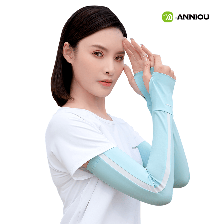 Anniou Women's Breathable Uv Protection Slik Arm Sleeves - Sidiou Group