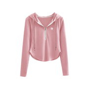 Anniou Women's Half Zip Up Hoodie - Sidiou Group