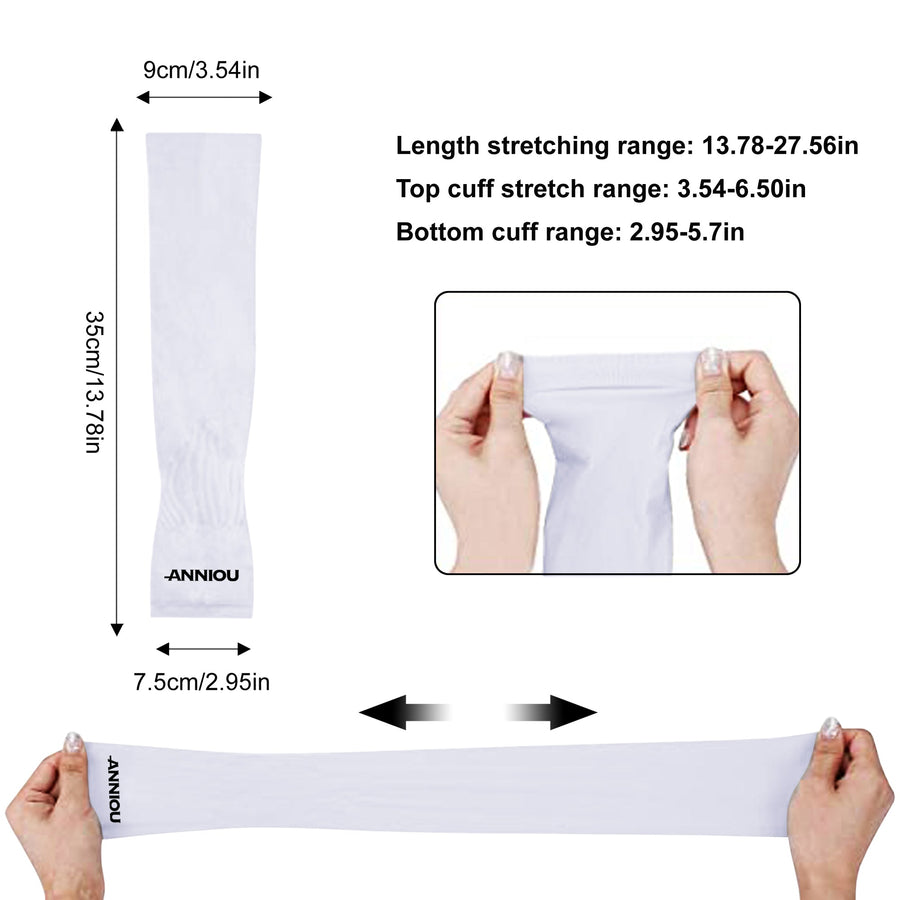 Anniou Women's UV Protection Cooling Arm Sleeves - Sidiou Group