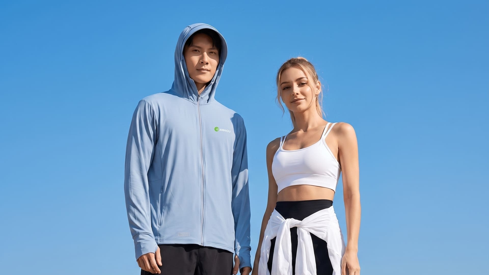 man and woman wearing gym clothes by Anniou