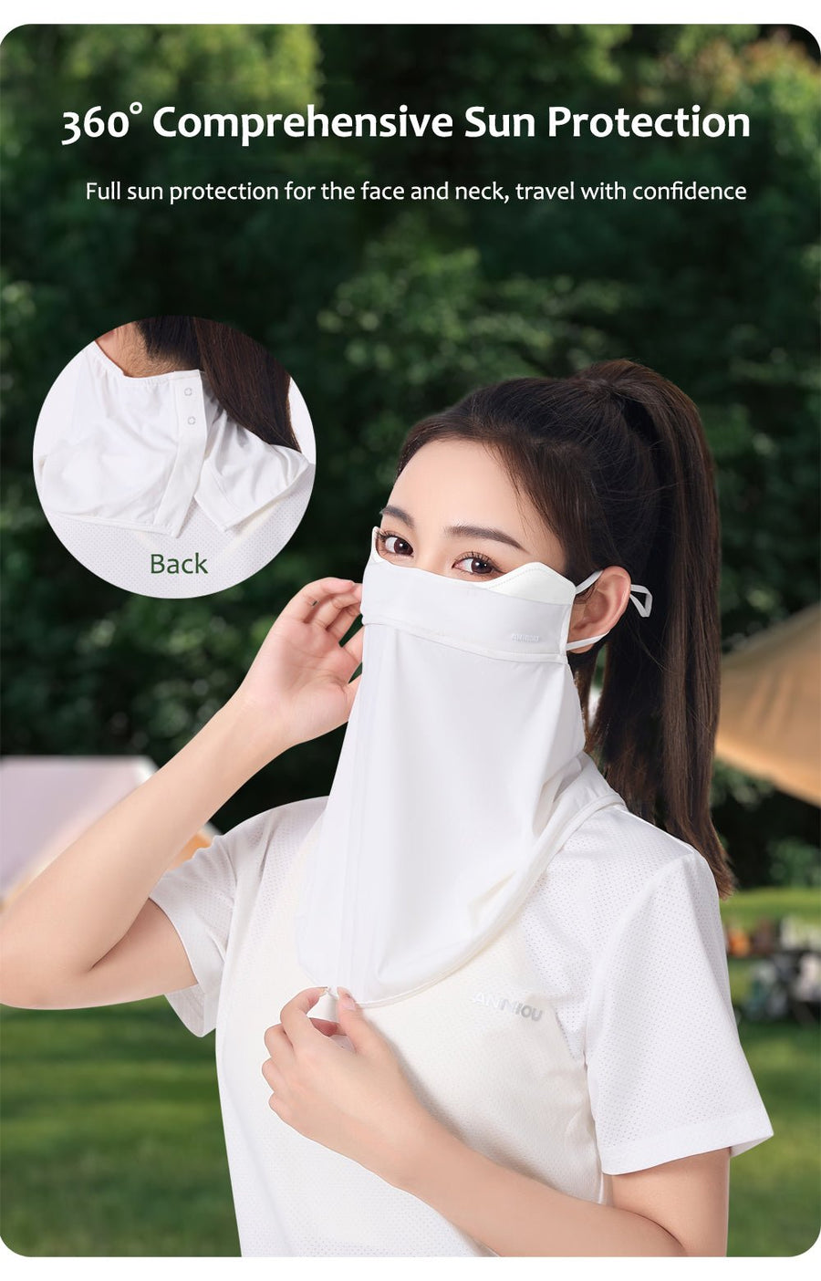 Antibacterial Sun Protection Face Mask - Sidiou Group
