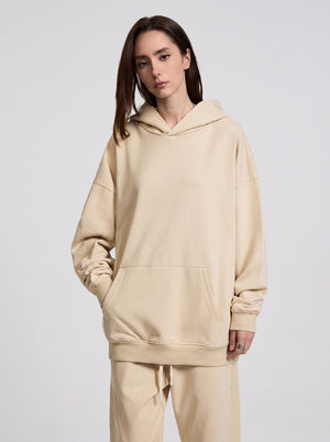 #apricot Heavyweight Plain French Terry Hoodie