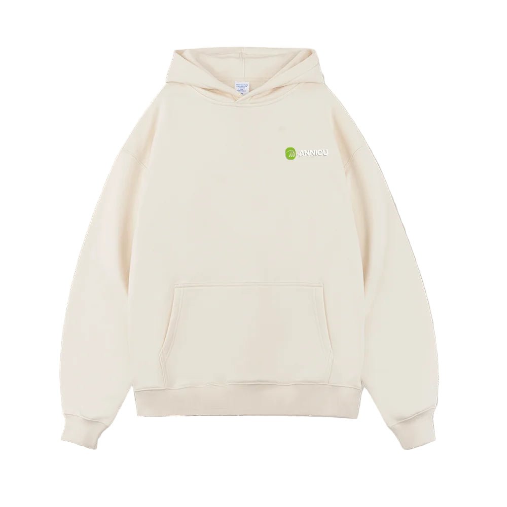 Apricot Thick French Terry Hoodie by Anniou