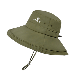 #armygreen Wide Brim Sun Hat