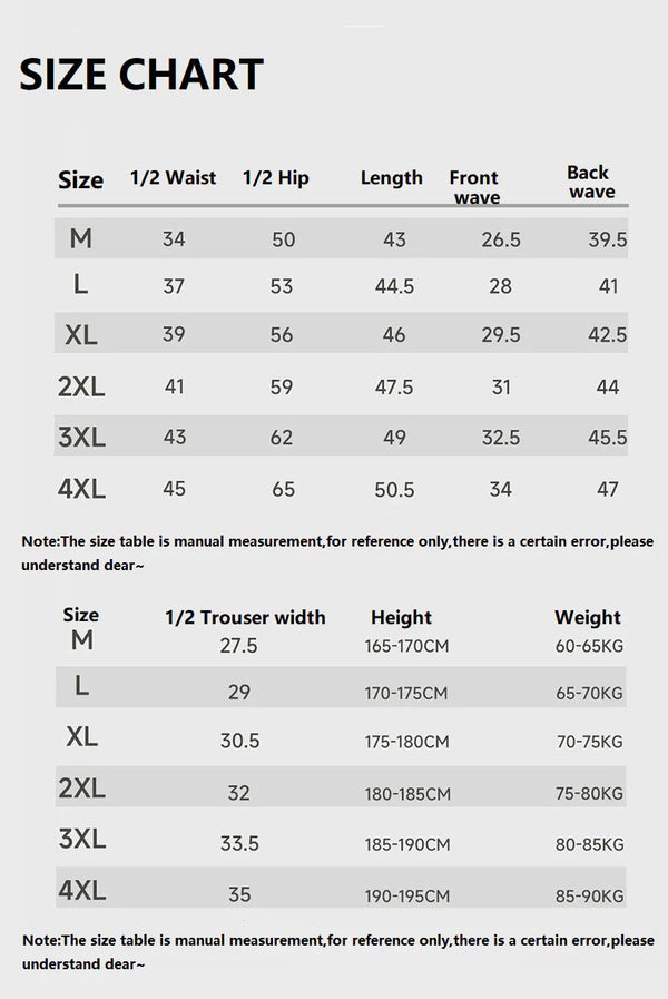 Men's Navy Blue Lightweight Running Shorts by Anniou size guide