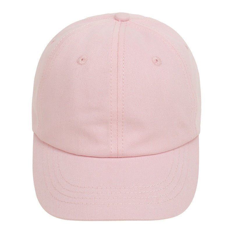 UPF 50+ Kids Cotton Baseball Cap