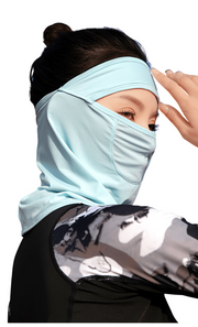 back of the Balaclava Face Mask UPF 50+ breathable