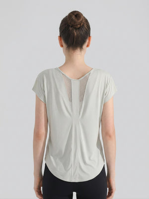 #beangreen back of Women's Cooling Mesh T‑Shirt