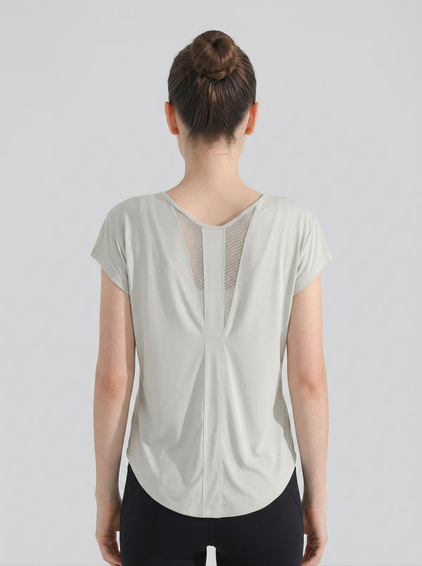 #beangreen back of Women's Cooling Mesh T‑Shirt