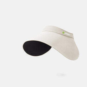 #beige UPF50 Extra Wide Brim Visor Hat
