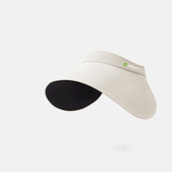 #beige UPF50 Extra Wide Brim Visor Hat