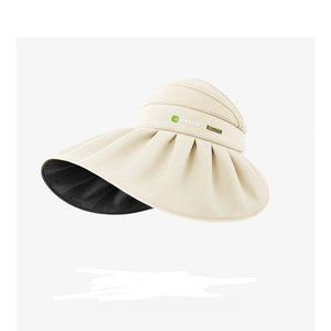 #beige UPF50 Wide Brim Sun Visor Hats