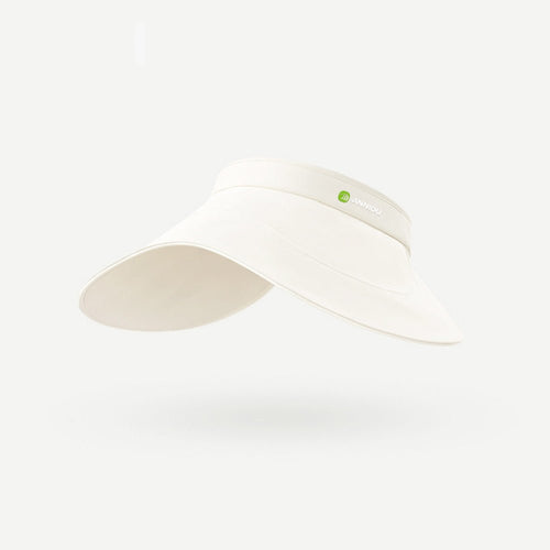 #beige UPF50 Curved Wide Brim Visor Hat