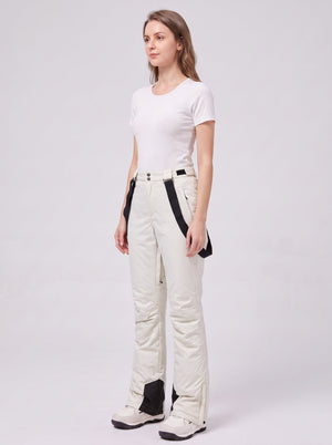 #beige Women’s Ski Bib Pants