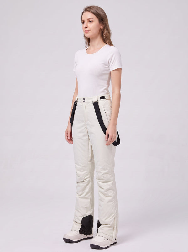 #beige Women’s Ski Bib Pants