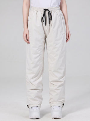 #beige women ski trousers