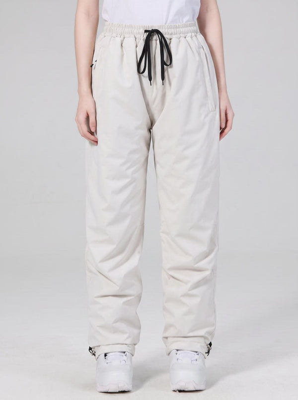 #beige women ski trousers