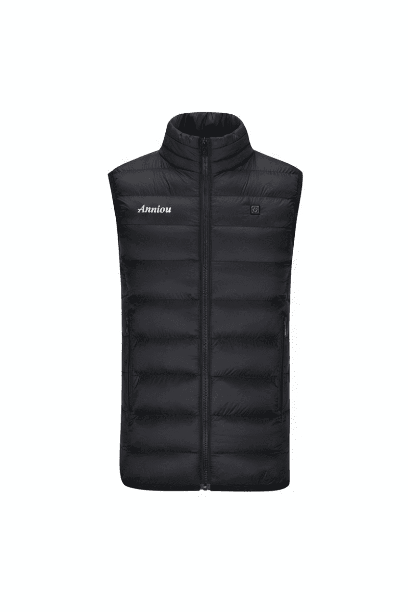 Single Button Heated Duck Down Vest
