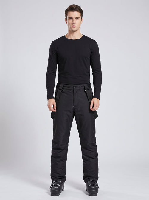 #black Men’s Ski Bib Pants
