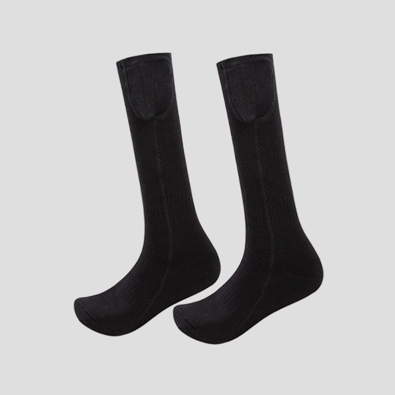 black Thermal Heated Socks