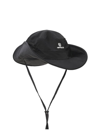 #black UPF50 Bucket Hat of Rolled brim shown