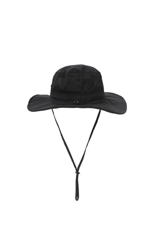 #black UPF50 Bucket Hat of back