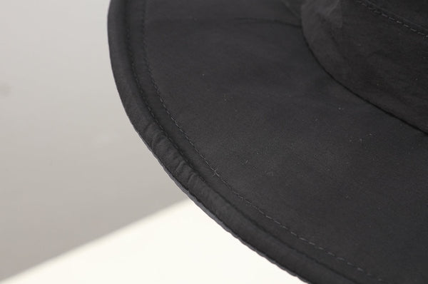 #black UPF50 Bucket Hat of brim detail