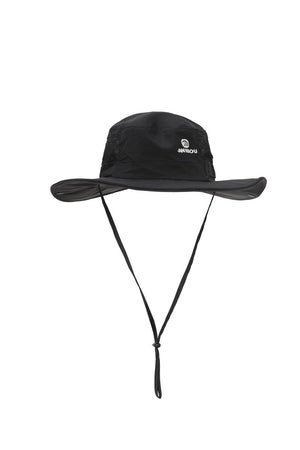 #black UPF50 Bucket Hat of front view
