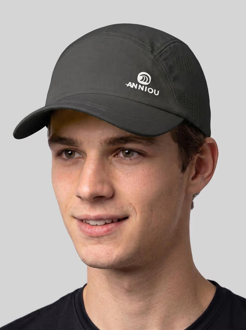 #black UPF50+ Foldable Baseball Cap
