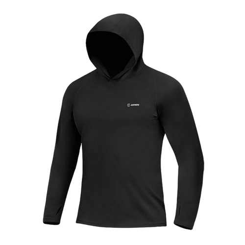 #black UPF50 Sun Protection Hoodie