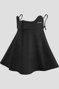 black UV Face Mask with Neck Guard 