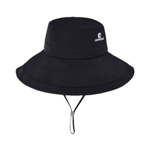 #black Wide Brim Sun Hat