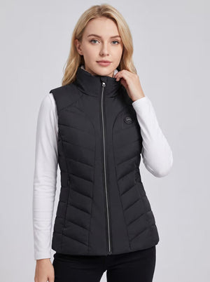 #Black Women's Thermal Heated Vest