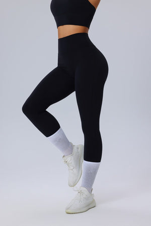 #black  sculpting yoga stretch Leggings 