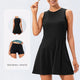 black tennis dress two piece set