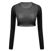 black upf50 golf mesh layering top