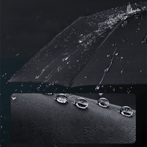 #black waterproof Automatic Umbrella