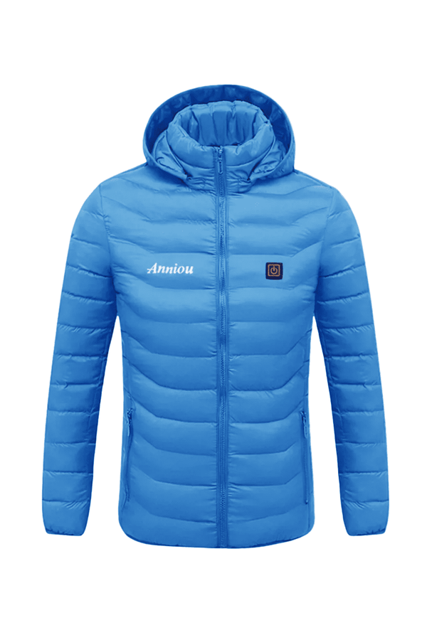 Ein-Knopf Daunenjacke mit Heizung