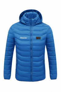 blue heated jacket