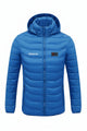 blue heated jacket