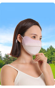 Blush Gradient Sun Protection UV Face Mask - Sidiou Group