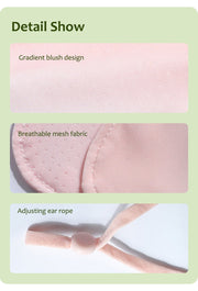 Blush Gradient Sun Protection UV Face Mask - Sidiou Group